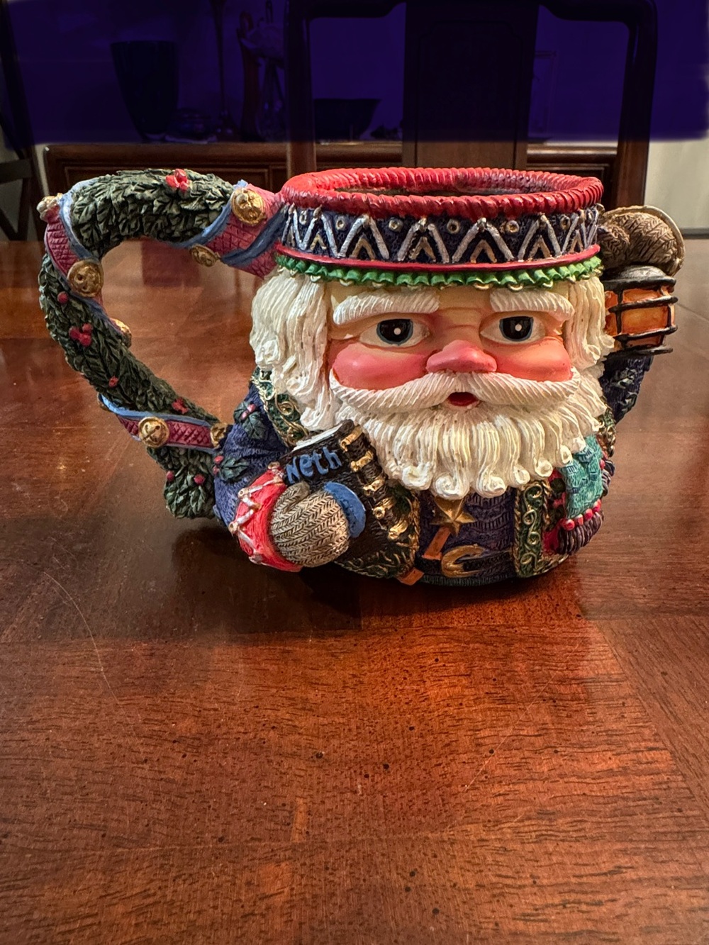Danson Decor Santa Mug Kris Kringle Nutcracker Colorful Christmas Mug Cup
